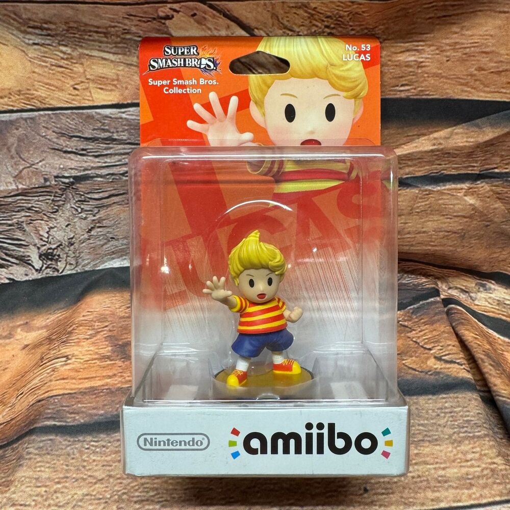 Nintendo Lucas Amiibo Super Smash Bros Series Figure Brand New Sealed Earthbound
